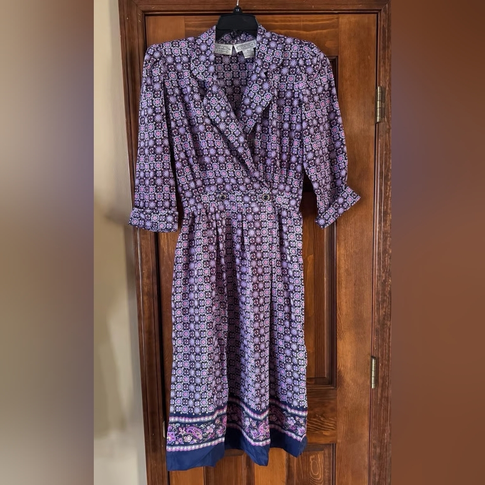 Floral Purple Dress